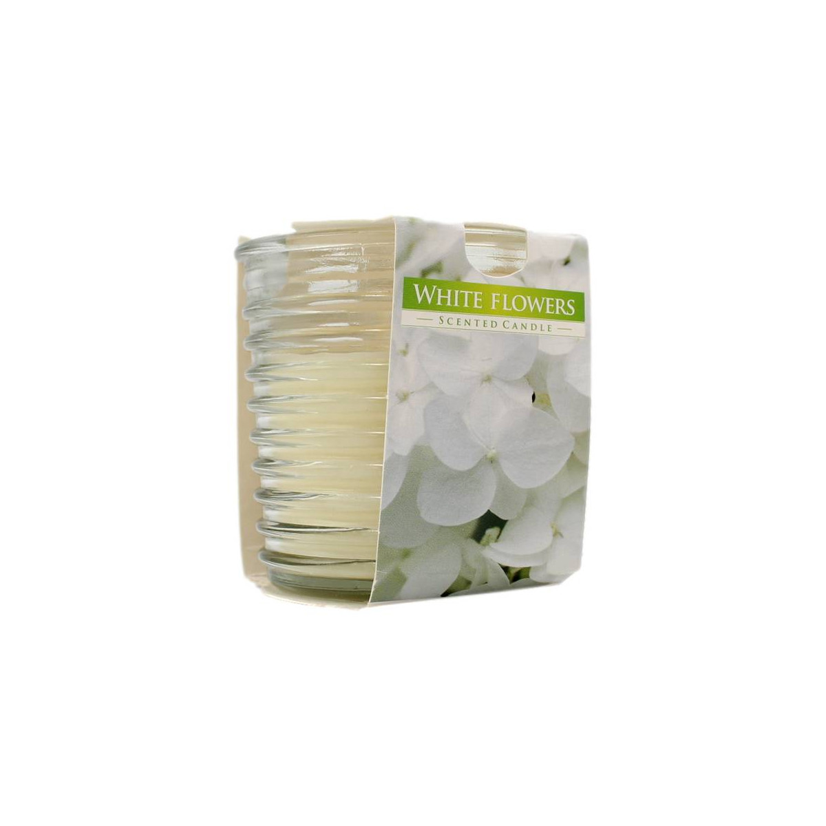 AURA CANDLES CANDELA PROFUMATA FIORI BIANCHI 28 ORE 130 GR