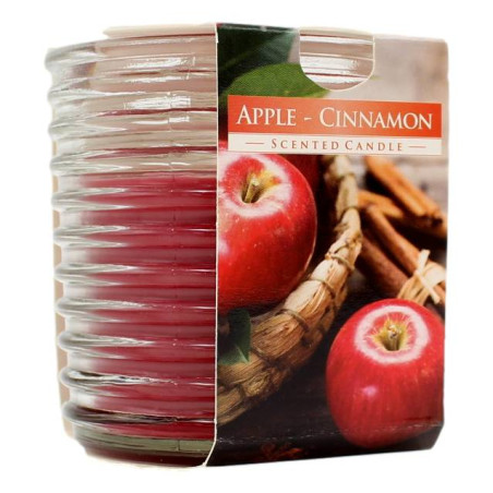 AURA CANDLES CANDELA PROFUMATA MELA E CANNELLA 28 ORE 130 GR