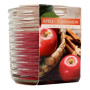AURA CANDLES CANDELA PROFUMATA MELA E CANNELLA 28 ORE 130 GR