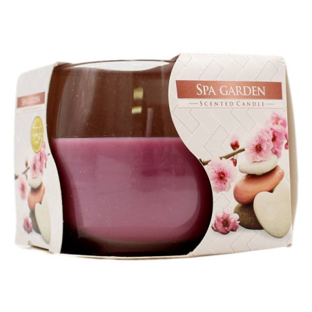 AURA CANDLES CANDELA PROFUMATA GIARDINO SPA 24 ORE 130 GR