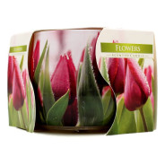 AURA CANDLES CANDELA PROFUMATA FIORI 20 ORE 100 GR