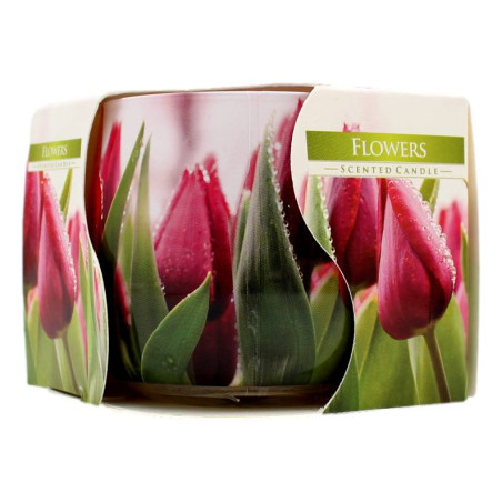 AURA CANDLES CANDELA PROFUMATA FIORI 20 ORE 100 GR