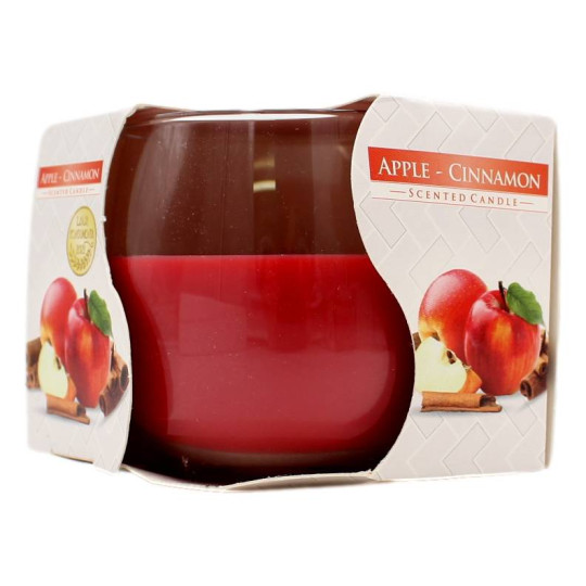 AURA CANDLES CANDELA PROFUMATA MELA E CANNELLA 24 ORE 130 GR