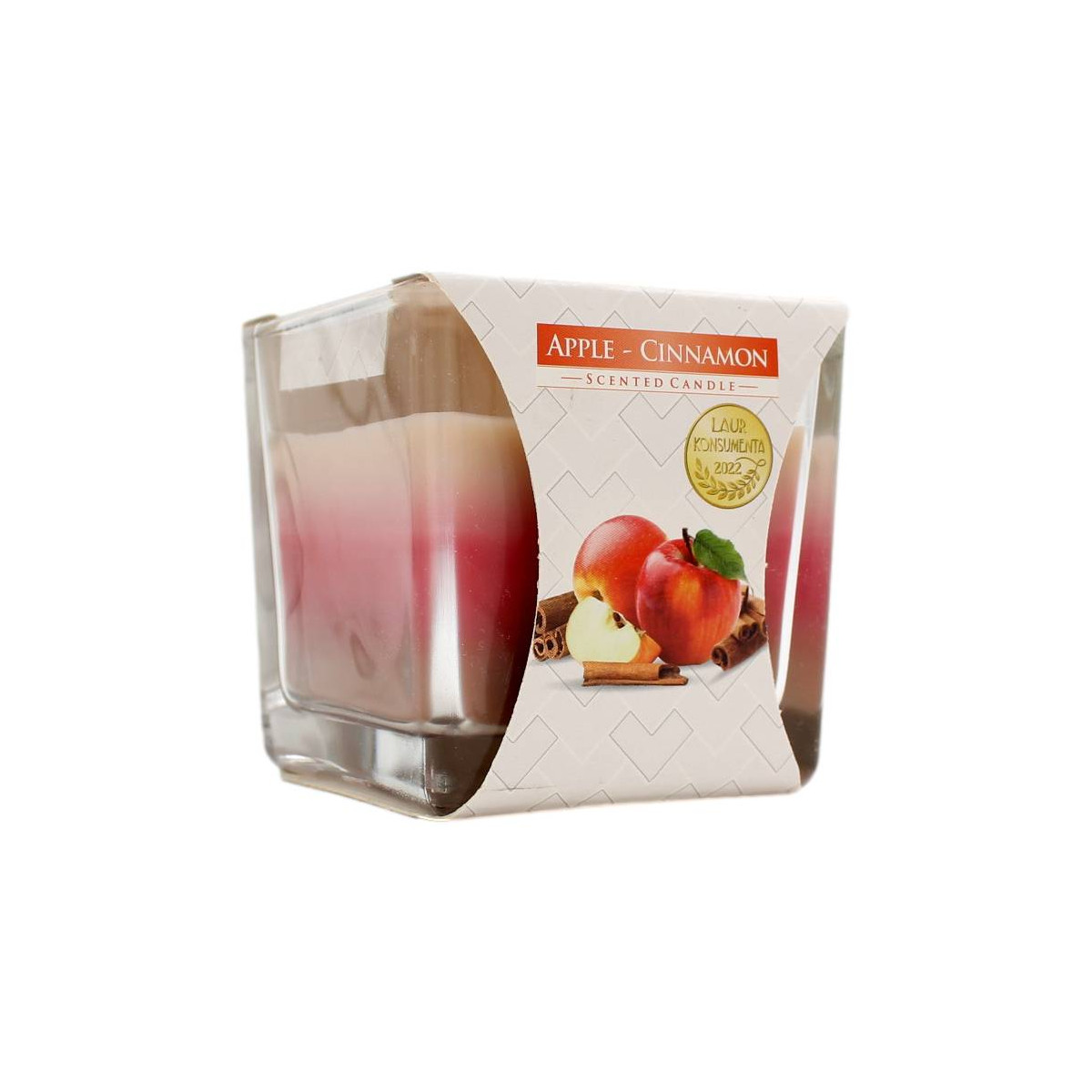 AURA CANDLES CANDELA PROFUMATA MELA E CANNELLA 32 ORE 170 GR