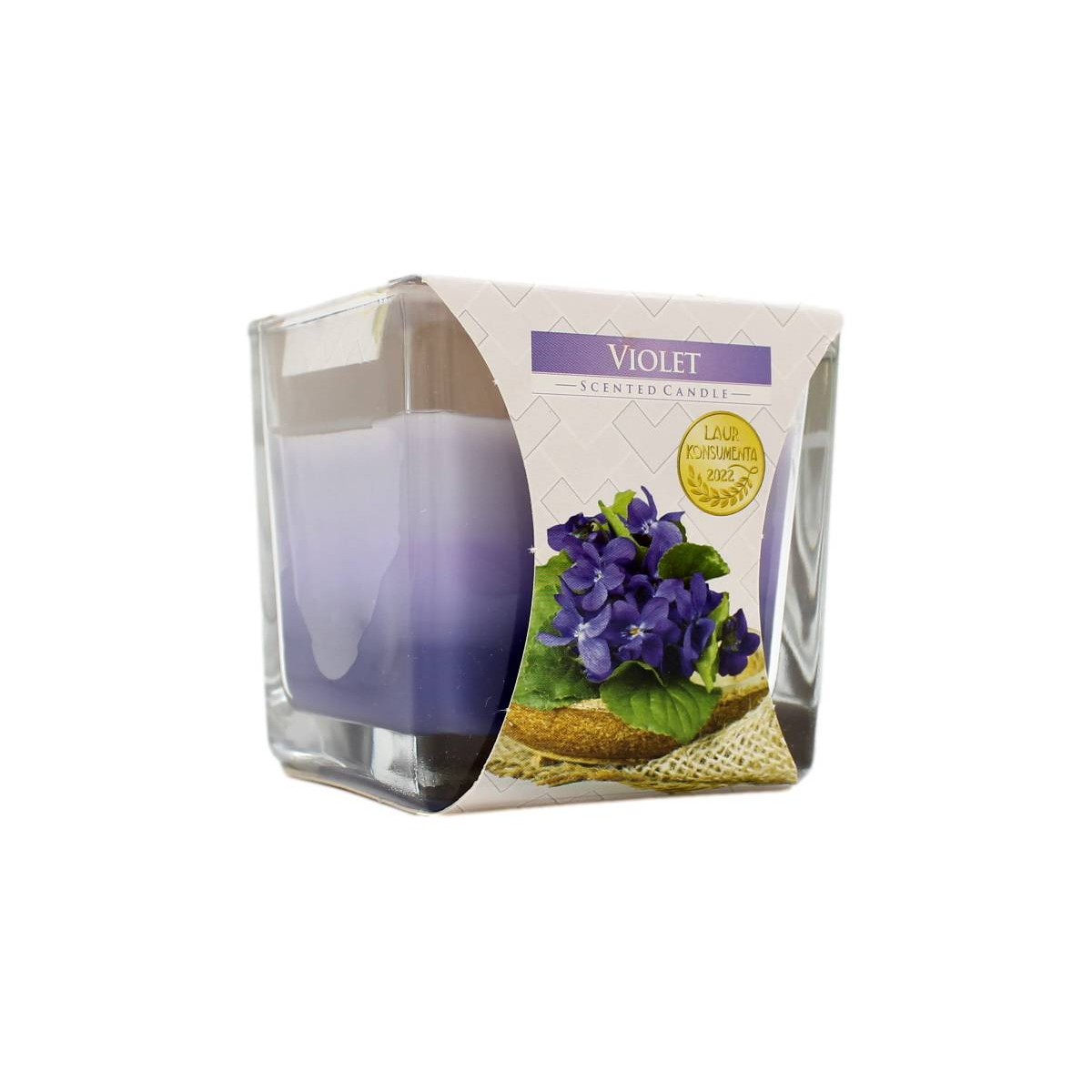 AURA CANDLES CANDELA PROFUMATA VIOLA 32 ORE 170 GR