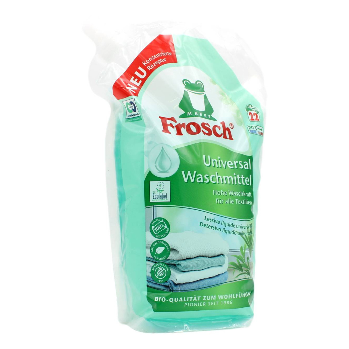 FROSCH DETERSIVO UNIVERSALE PER TUTTI I CAPI 1.5 LT