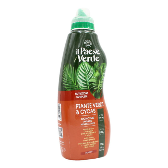 IL PAESE VERDE CONCIME LIQUIDO PER PIANTE VERDI & CYCAS 1 LT
