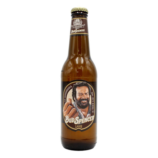 BUD POWER LA LEGGENDARIA BIRRA DI BUD SPENCER LAGER 4.8% VOL. 330 ML
