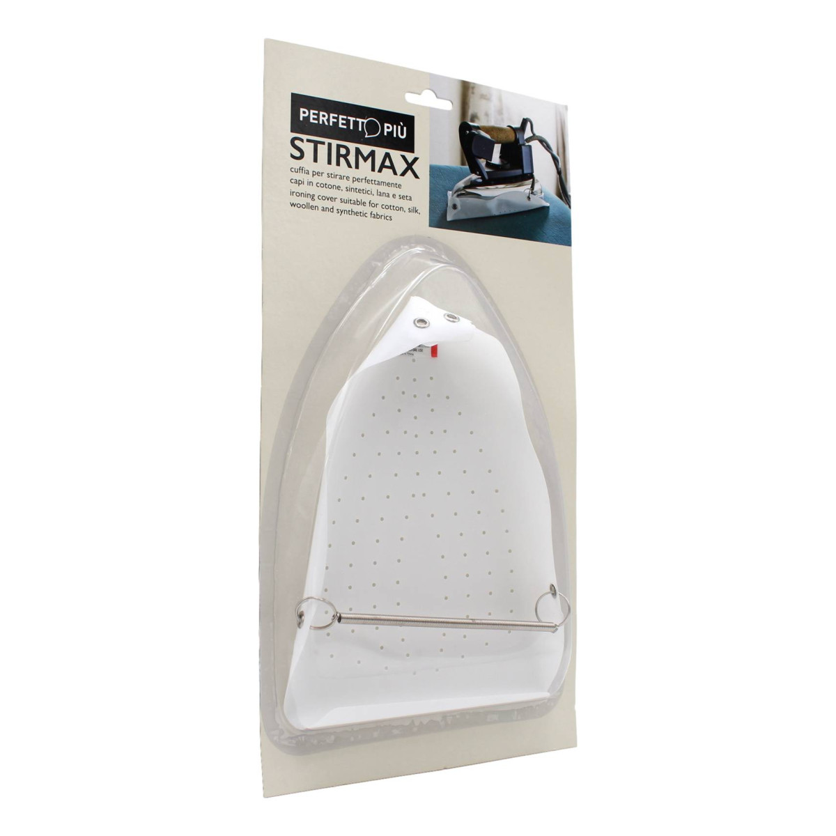 PERFETTO PIU' STIRMAX CUFFIA PER STIRARE PERFETTAMENTE CAPI IN COTONE, SINTETICI, LANA E SETA 1 PZ