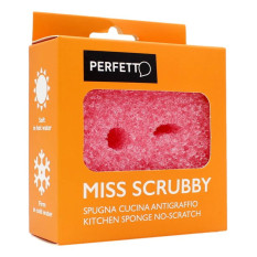 PERFETTO MISS SCRUBBY SPUGNA CUCINA ANTIGRAFFIO COLORI ASSORTITI 1 PZ