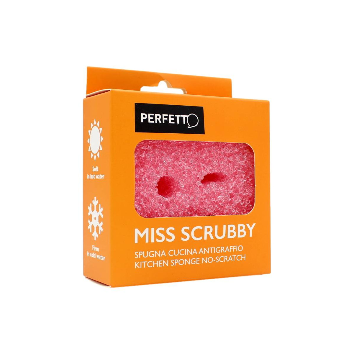 PERFETTO MISS SCRUBBY SPUGNA CUCINA ANTIGRAFFIO COLORI ASSORTITI 1 PZ