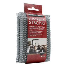 PERFETTO BASIC LUSTRINA STRONG PAGLIETTA ABRASIVA ANTIGRAFFIO 8.5X12 CM 2 PZ