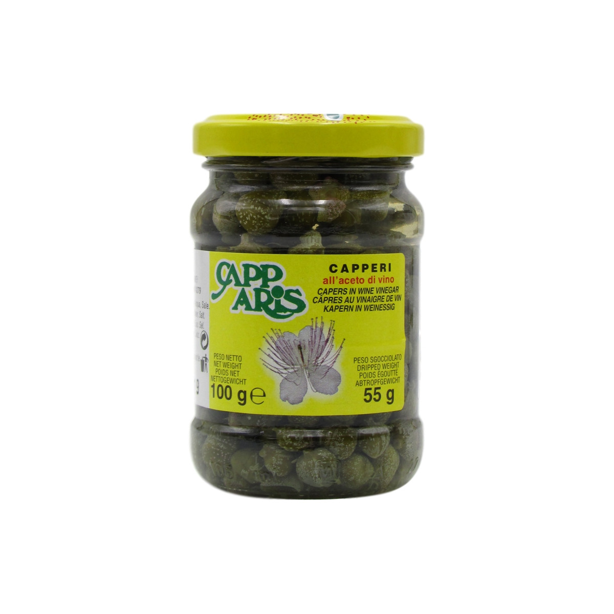 CAPPARIS CAPPERI ALL'ACETO DI VINO 100 GR