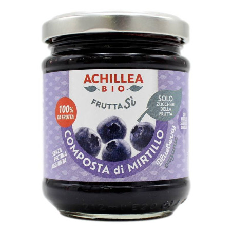 ACHILLEA BIO FRUTTA SI' COMPOSTA DI MIRTILLO 220 GR