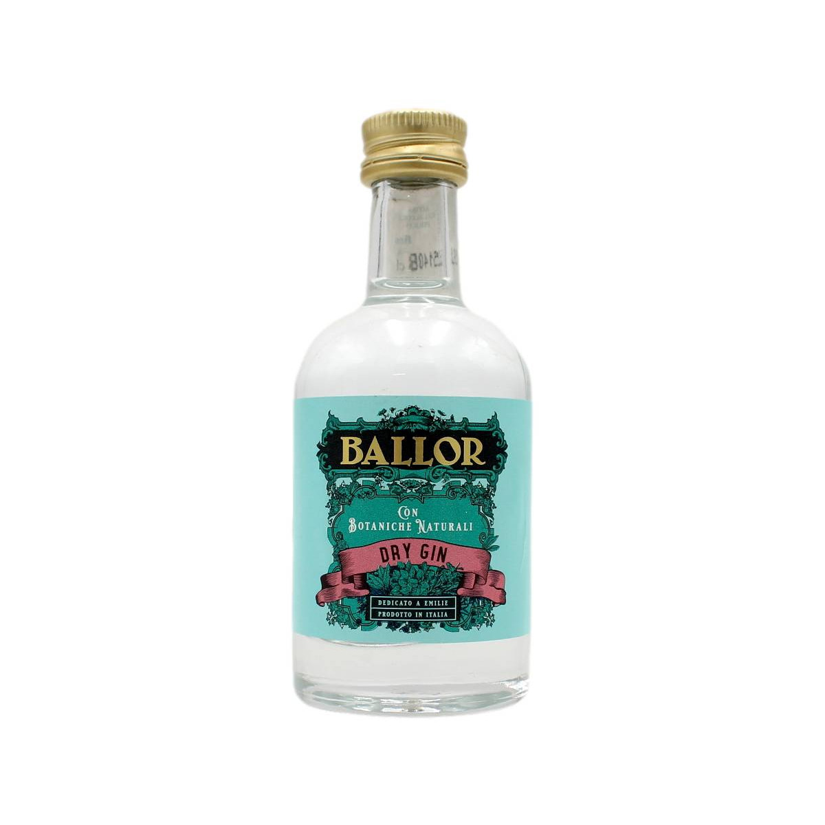 BALLOR DRY GIN CON BOTANICHE NATURALI 40% VOL. 50 ML