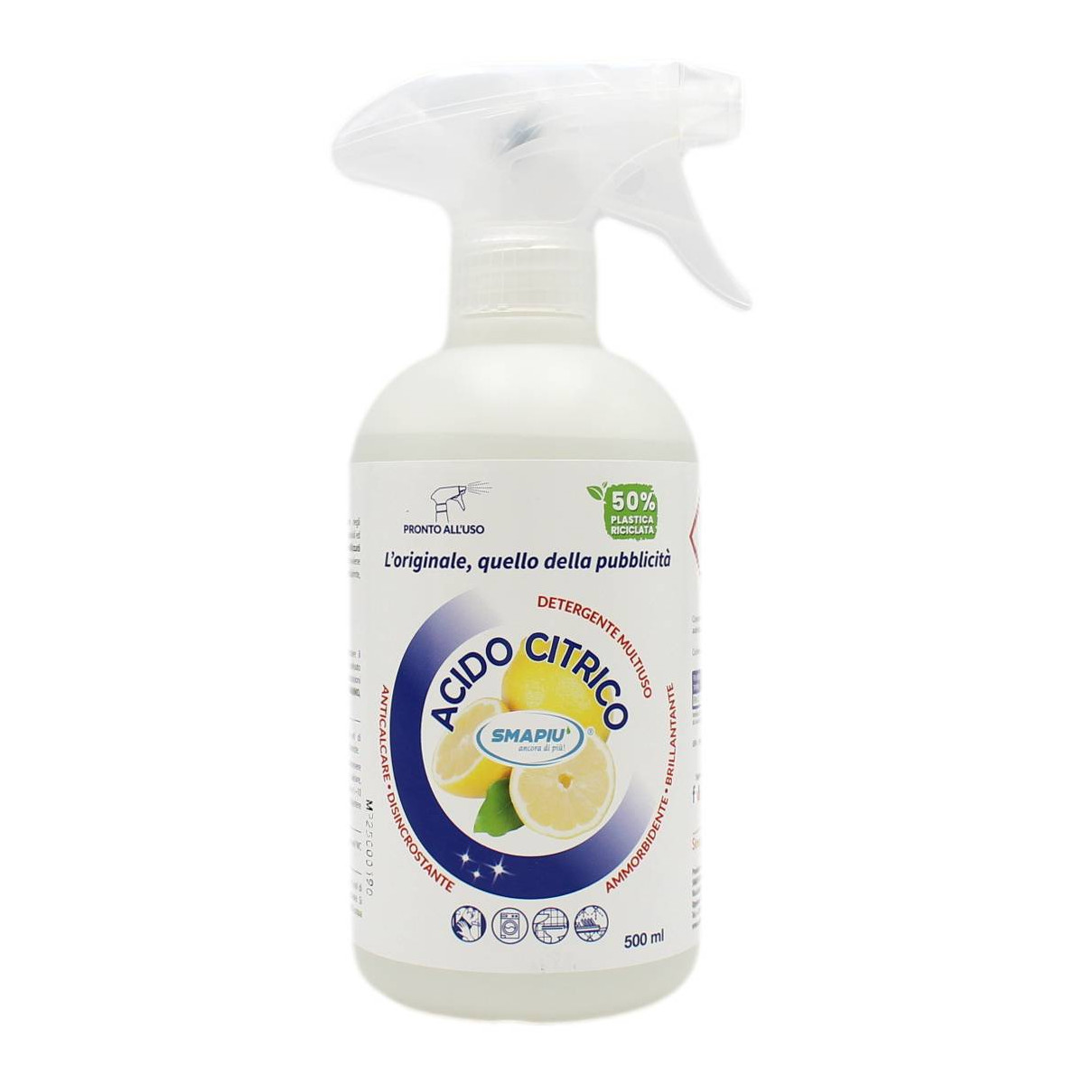 SMAPIU' ACIDO CITRICO DETERGENTE MULTIUSO SPRAY 500 ML