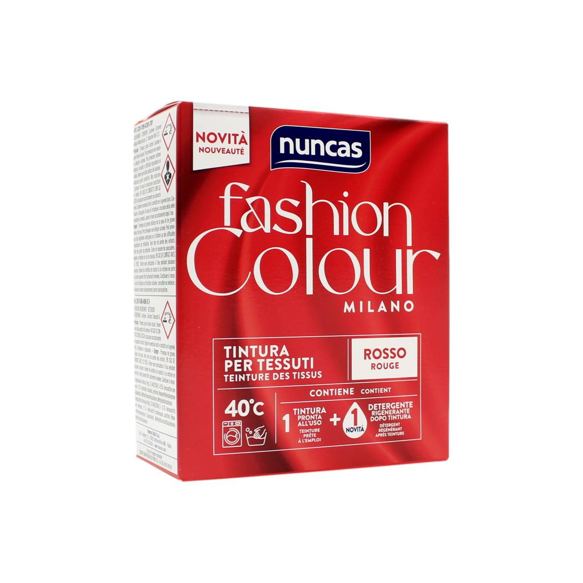 NUNCAS FASHION COLOUR MILANO TINTURA PER TESSUTI ROSSO 180 GR