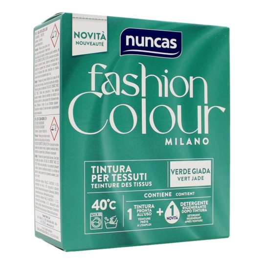 NUNCAS FASHION COLOUR MILANO TINTURA PER TESSUTI VERDE GIADA 180 GR