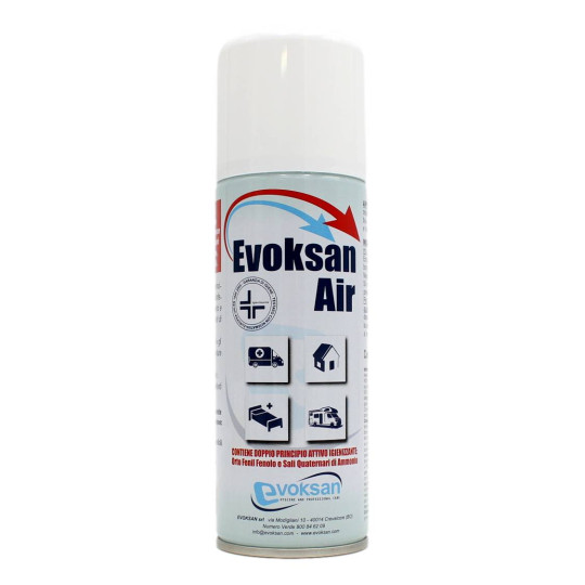 EVOKSAN AIR SPRAY IGIENIZZANTE PER AUTOVETTURE E CONDIZIONATORI 200 ML