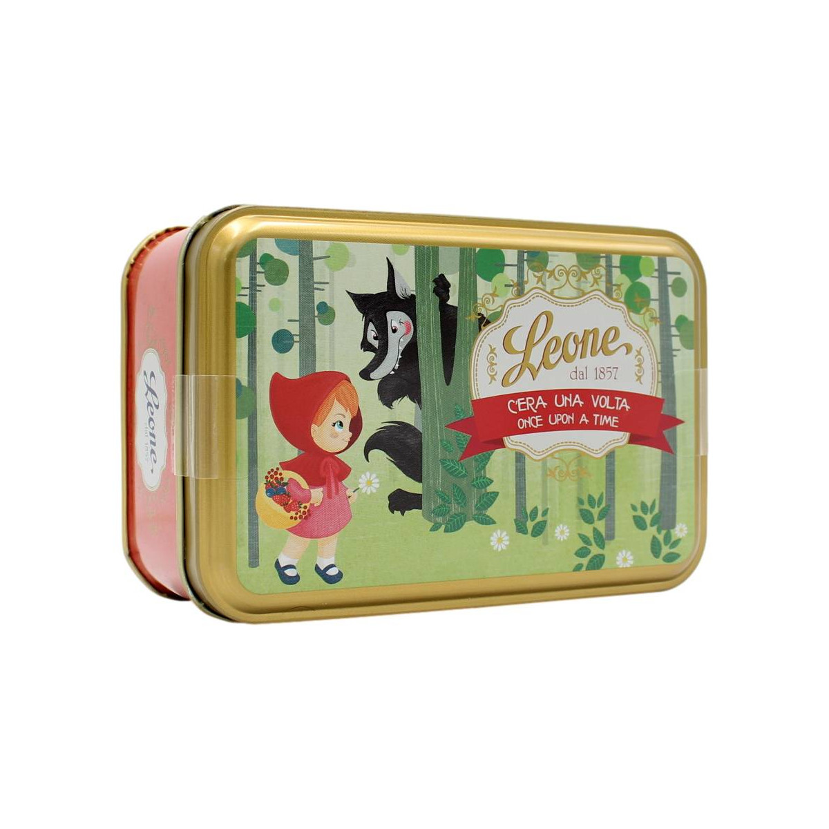 LEONE LATTA "C'ERA UNA VOLTA CAPPUCCETTO ROSSO" CON GELATINE DI FRUTTA 100 GR