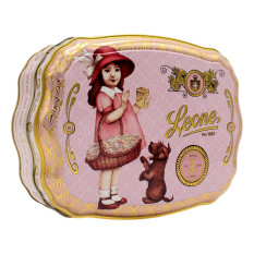 LEONE COFANETTO "LIBERTY" ROSA CON GELATINE DI FRUTTA 200 GR