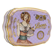 LEONE COFANETTO "LIBERTY" VIOLA CON GELATINE DI FRUTTA 200 GR