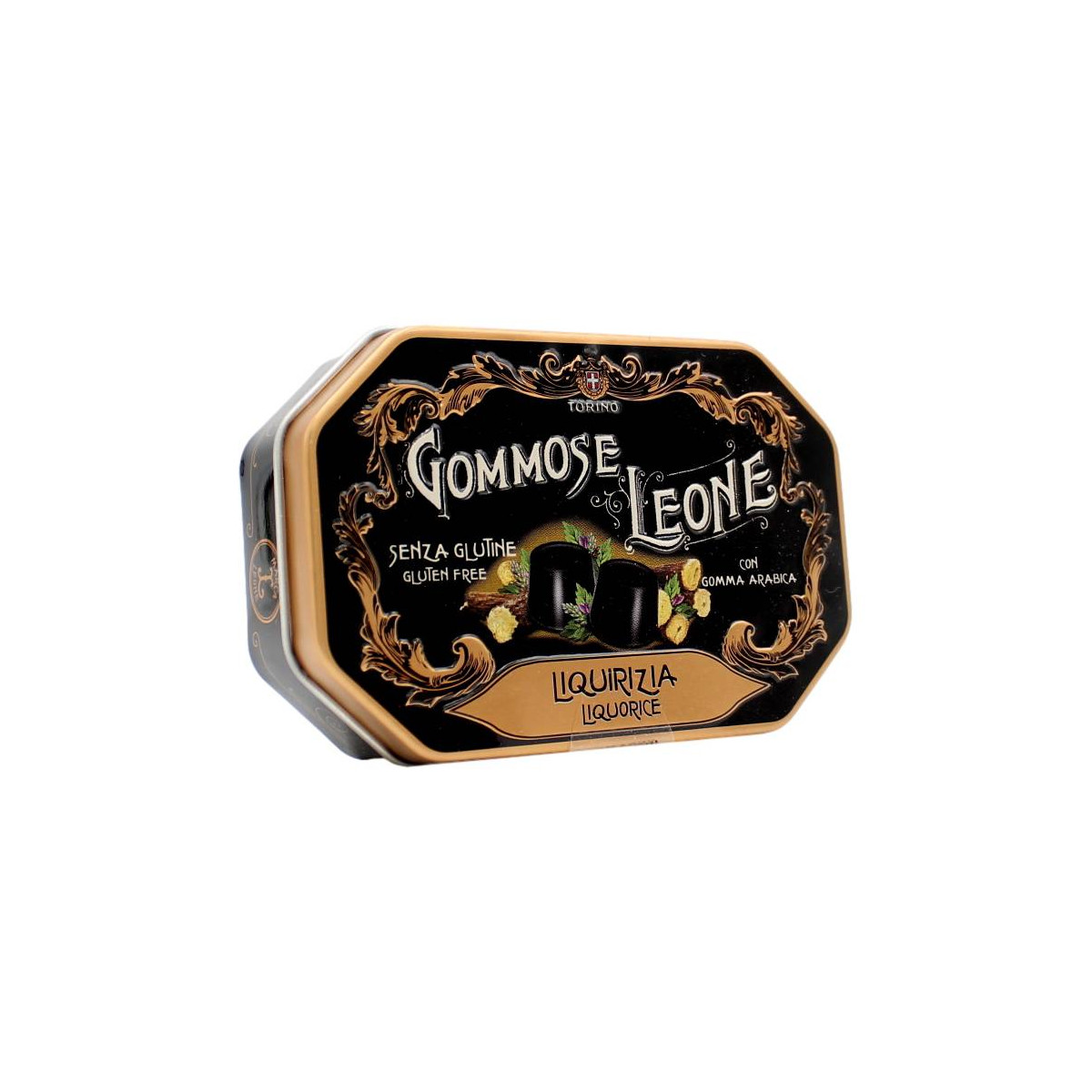 LEONE LATTINA CON GOMMOSE ALLA LIQUIRIZIA 42 GR