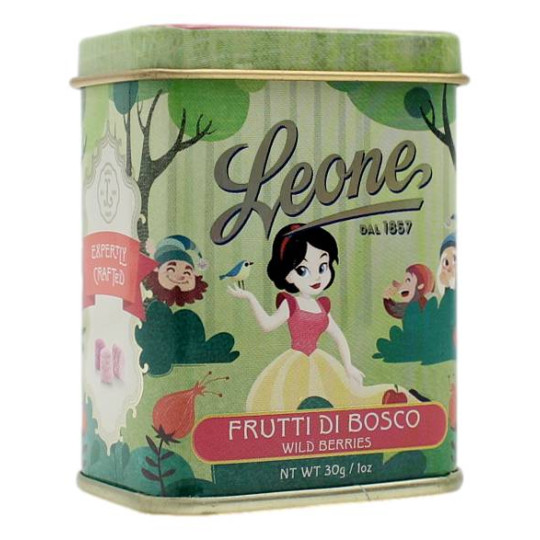LEONE LATTINA "C'ERA UNA VOLTA BIANCANEVE" CON PASTIGLIE AI FRUTTI DI BOSCO 30 GR