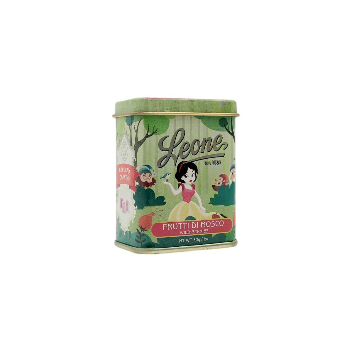 LEONE LATTINA "C'ERA UNA VOLTA BIANCANEVE" CON PASTIGLIE AI FRUTTI DI BOSCO 30 GR