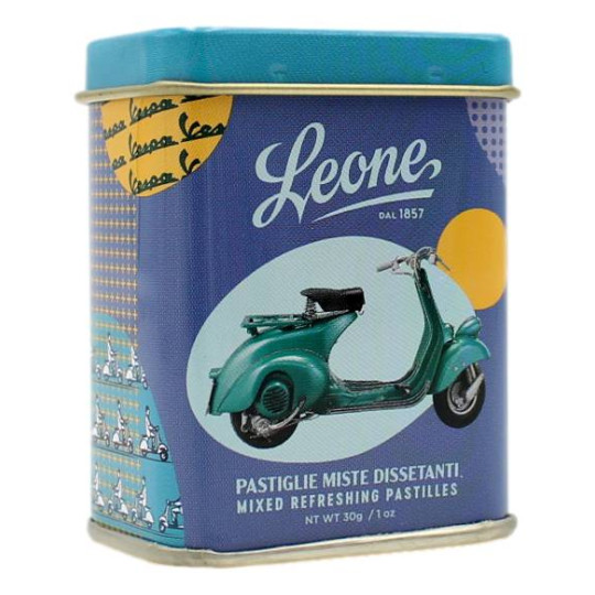 LEONE LATTINA "VESPA" VERDE CON PASTIGLIE MISTE DISSETANTI 30 GR