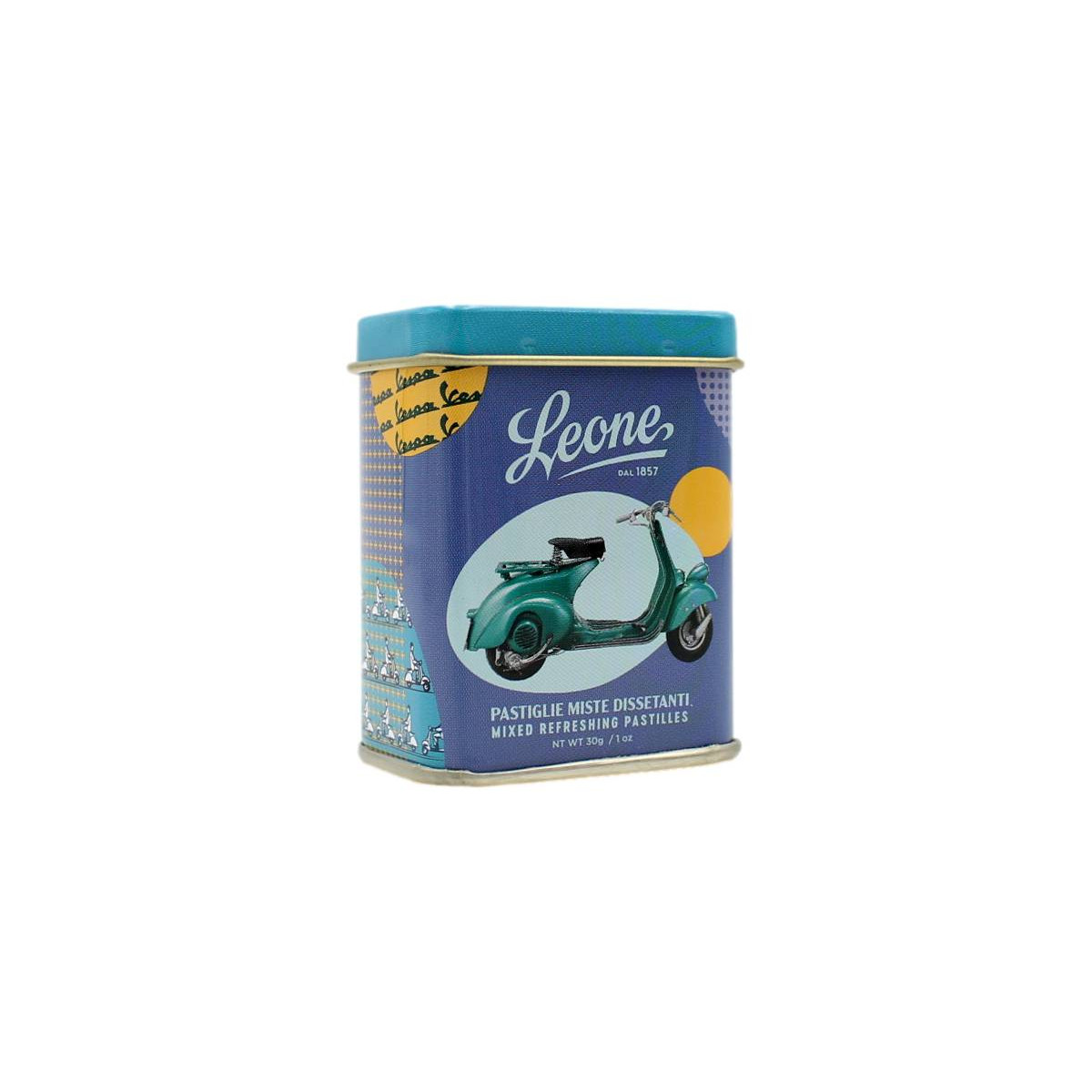 LEONE LATTINA "VESPA" VERDE CON PASTIGLIE MISTE DISSETANTI 30 GR