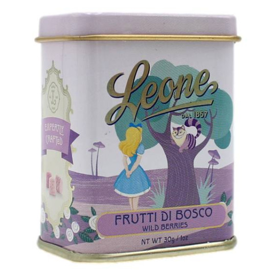 LEONE LATTINA "C'ERA UNA VOLTA ALICE" CON PASTIGLIE AI FRUTTI DI BOSCO 30 GR