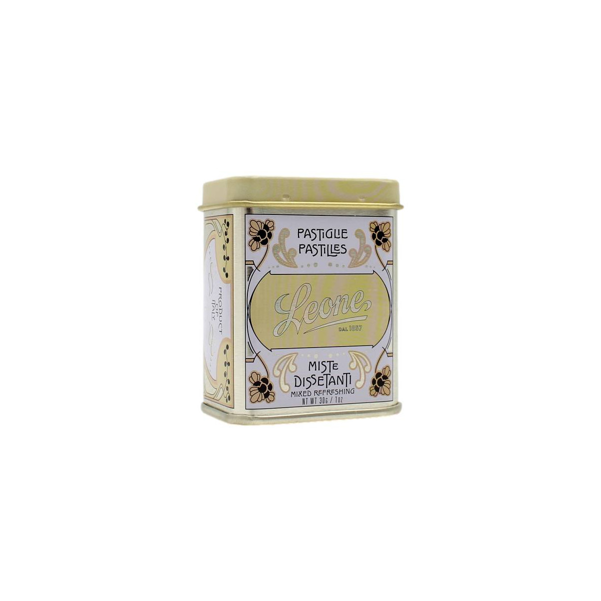 LEONE LATTINA "LE CLASSICHE" CON PASTIGLIE MISTE DISSETANTI 30 GR