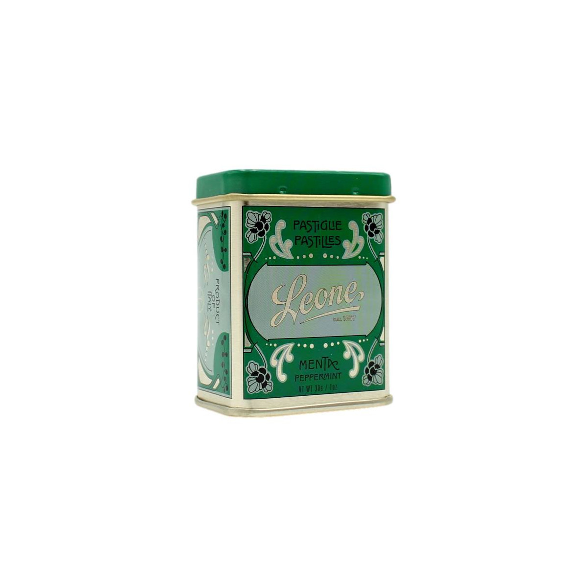 LEONE LATTINA "LE CLASSICHE" CON PASTIGLIE ALLA MENTA 30 GR