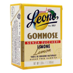 LEONE CARAMELLE GOMMOSE SENZA ZUCCHERI AL LIMONE 33 GR