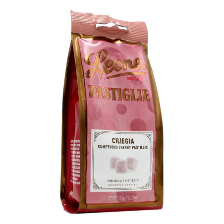 LEONE SACCHETTO CON PASTIGLIE ALLA CILIEGIA 100 GR