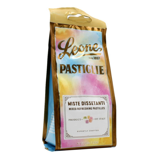 LEONE SACCHETTO CON PASTIGLIE MISTE DISSETANTI 100 GR