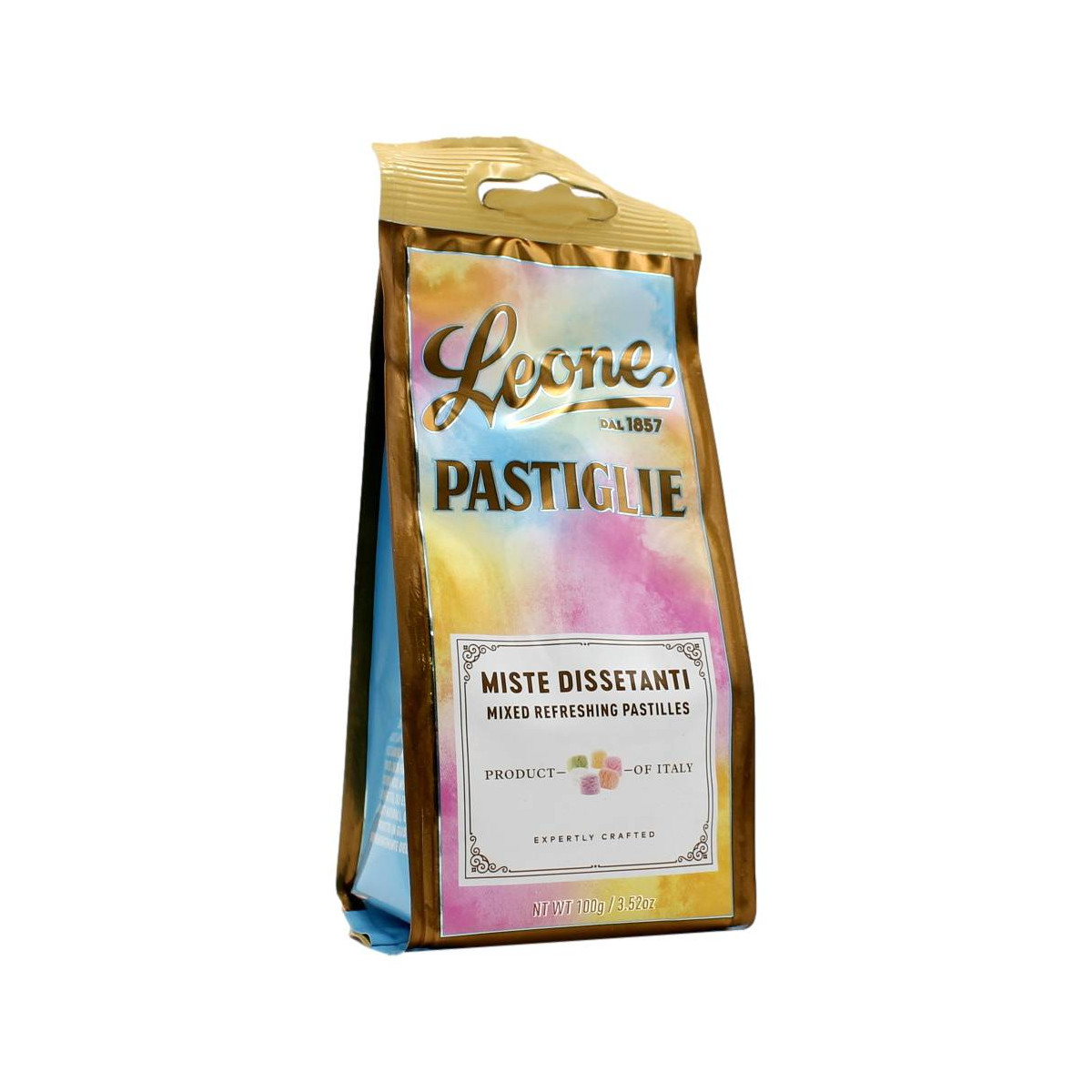 LEONE SACCHETTO CON PASTIGLIE MISTE DISSETANTI 100 GR