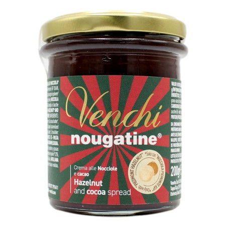 VENCHI NOUGATINE CREMA SPALMABILE ALLE NOCCIOLE E CACAO 200 GR
