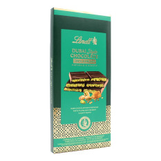 LINDT TAVOLETTA DUBAI STYLE CHOCOLATE FONDENTE 70% CON PISTACCHIO E KATAIFI 145 GR
