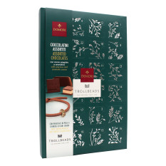 DOMORI CALENDARIO DELL'AVVENTO CON SORPRESE TROLLBEADS E CIOCCOLATINI ASSORTITI 165 GR