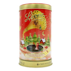 LEONE CARILLON DI METALLO CON PRALINE DI CIOCCOLATO ASSORTITE 130 GR