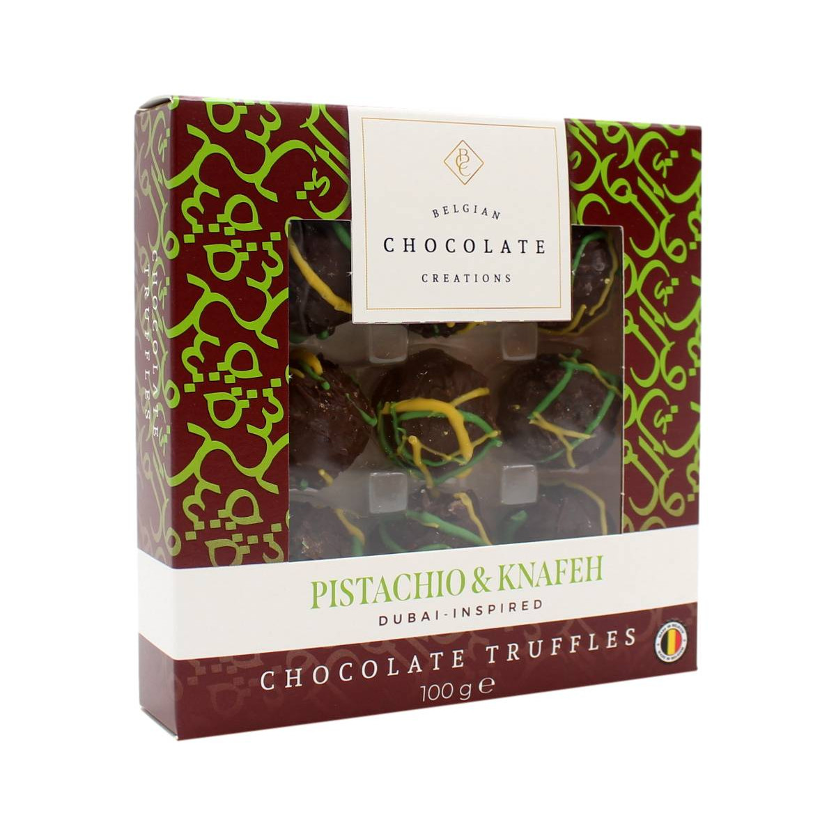 BELGIAN CHOCOLATE CREATIONS PRALINE FONDENTI DUBAI INSPIRED 100 GR