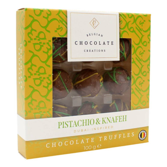 BELGIAN CHOCOLATE CREATIONS PRALINE AL LATTE DUBAI INSPIRED 100 GR