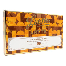 LEONE BLOCCO DI CIOCCOLATO AL LATTE CON NOCCIOLE INTERE 750 GR