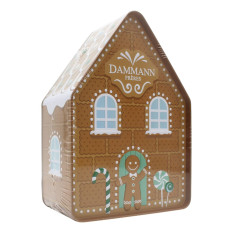 DAMMANN FRERES LATTA CANDY CHRISTMAS CON ASSORTIMENTO DI 2 TE' AROMATIZZATI, 1 ROOIBOS AROMATIZZATO E 1 INFUSORE 120 GR