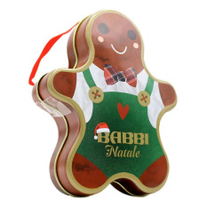 BABBI PAN DI ZENZERO DI METALLO CON BABBINI E CUBON CON FUNE 53.5 GR