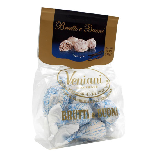 VENIANI BRUTTI E BUONI ALLA VANIGLIA IN SACCHETTO 100 GR