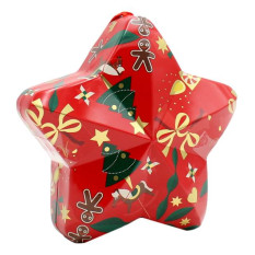 VENCHI MINI STELLA IN METALLO CON CIOCCOLATINI E FANTASIE ASSORTITE 37 GR