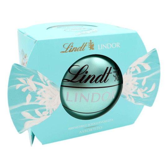 LINDT MAXI LINDOR IN METALLO CON LINDOR ASSORTITI 200 GR